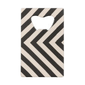 Gefahrenstreifen Kreditkarten Flaschenöffner (Rückseite)