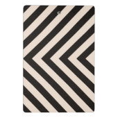 Gefahrenstreifen Mini Klemmbrett (Rückseite)