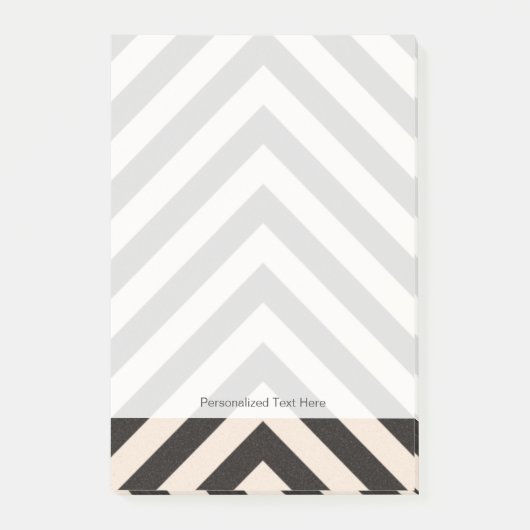 Gefahrenstreifen Post-it Klebezettel (Vorderseite)