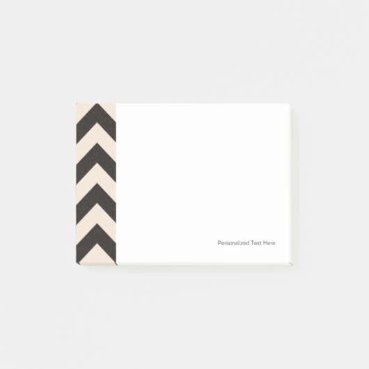 Gefahrenstreifen Post-it Klebezettel (Vorderseite)