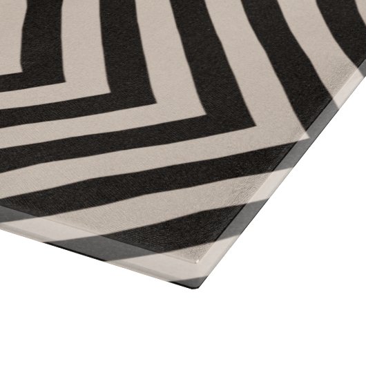 Gefahrenstreifen Schneidebrett (Ecke)