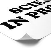 Gefahrenwissenschaft im Fortschritt - Spaß der Fur Poster (Ecke)