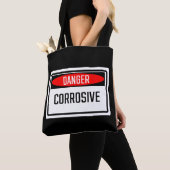 Gefahrenzeichen Tasche (Von Nahem)