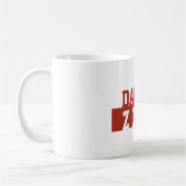 Gefahrenzone / Minimalistisches modernes schlichte Kaffeetasse (Links)