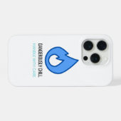 Gefährlich Chillig – Eis & Feuer iPhone Hülle (Rückseite (Horizontal))