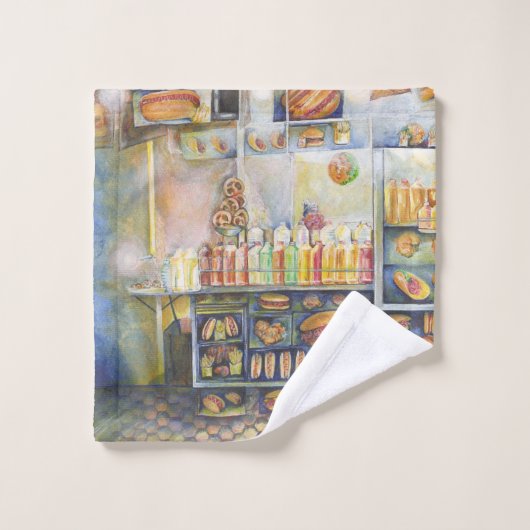 gefährlich Nah Badhandtuch Set (Waschlappen)