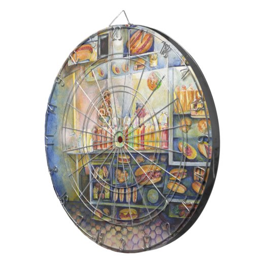 gefährlich Nah Dartscheibe (Vorderseite rechts)