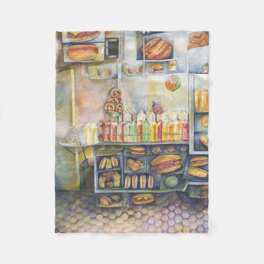 gefährlich Nah Fleecedecke (Vorderseite)