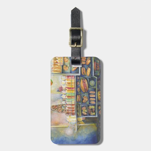 gefährlich Nah Gepäckanhänger (Vorderseite vertikal)