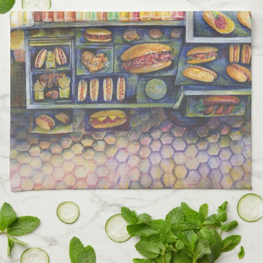 gefährlich Nah Geschirrtuch (Gefaltet)