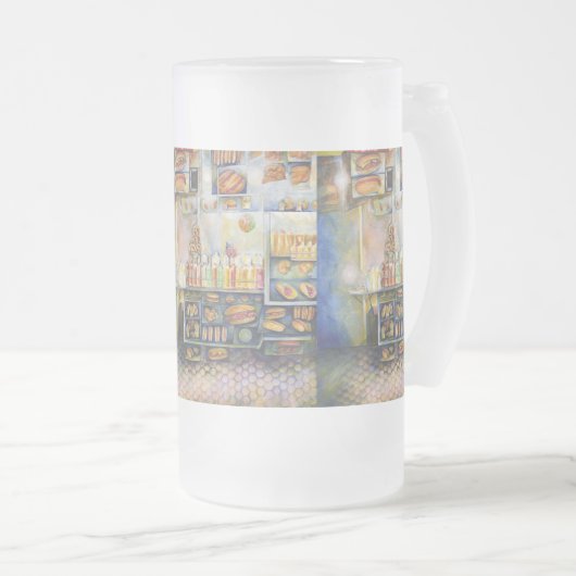 gefährlich Nah Mattglas Bierglas (VorderseiteRechts)