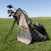 gefährlich Nah zum Spaß Golfhandtuch (Gras)