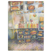 gefährlich Nah zum Spaß Klemmbrett (Rückseite)