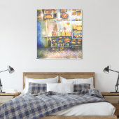 gefährlich Nah zum Spaß Leinwanddruck (Insitu (Schlafzimmer))