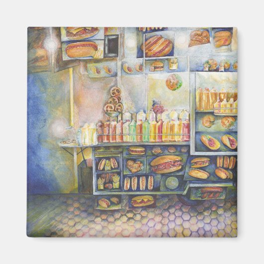 gefährlich Nah zum Spaß Magnet (Vorne)