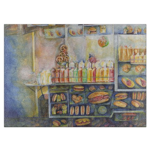 gefährlich Nah zum Spaß Schneidebrett (Vorderseite)