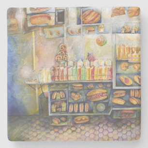 gefährlich Nah zum Spaß Steinuntersetzer