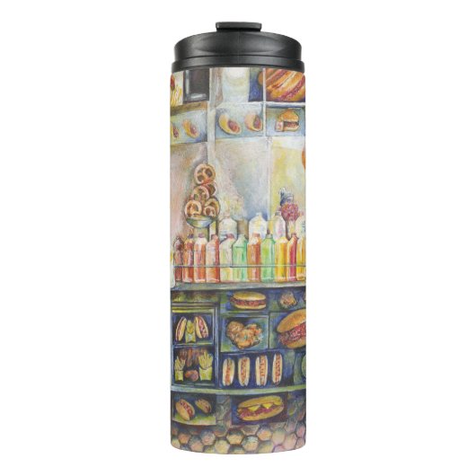 gefährlich Nah zum Spaß Thermosbecher (Vorderseite)