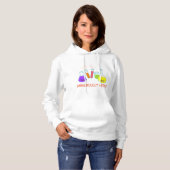 Gefährlich Nerdy Kawaii ChemieHoodie Hoodie (Vorne ganz)