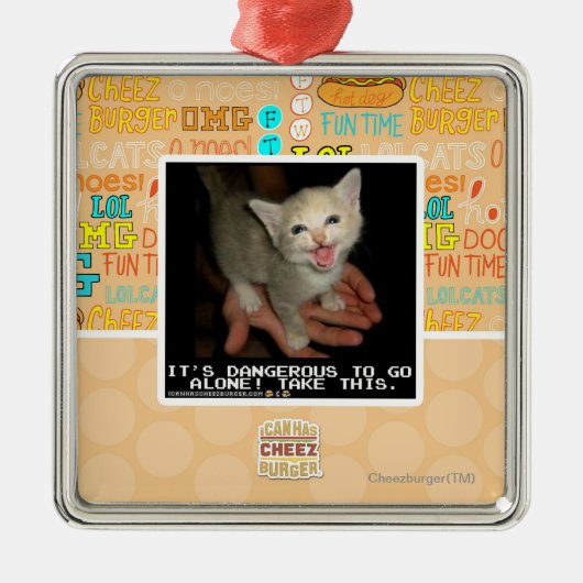 Gefährlich Ornament Aus Metall (Vorne)