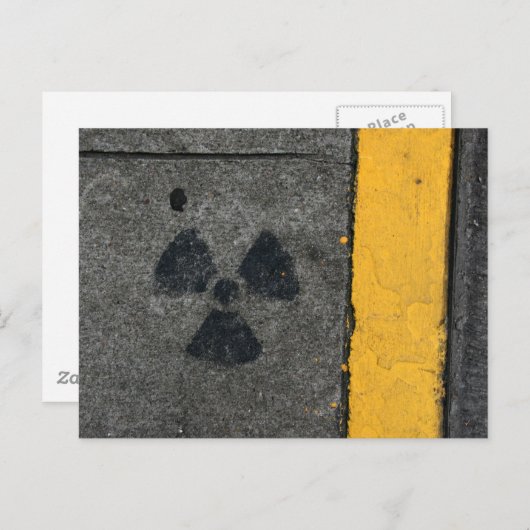 gefährlich postkarte (Vorne/Hinten)