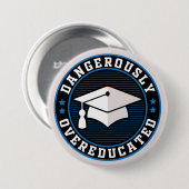 gefährlich übergebildet button (Vorne & Hinten)