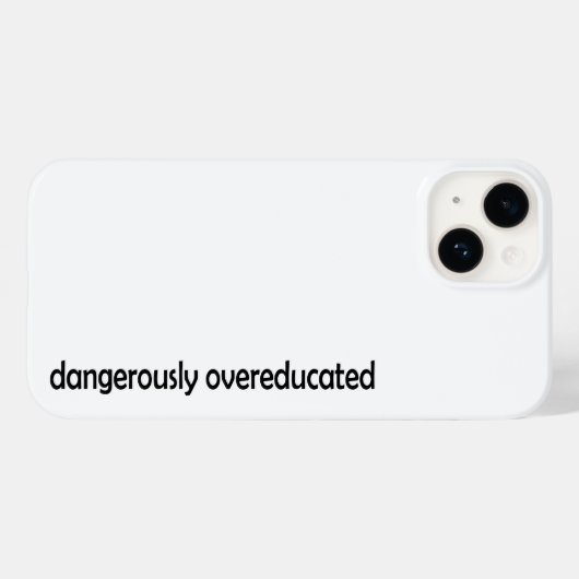 gefährlich übergebildet Case-Mate iPhone hülle (Rückseite (Horizontal))