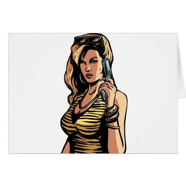 Gefährliche Frau (Vorderseite (Horizontal))