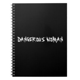 "GEFÄHRLICHE FRAU" Notizbuch Notizblock