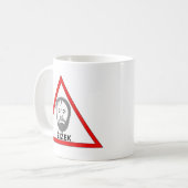 gefährliche Gedanken Kaffeetasse (Vorderseite Links)