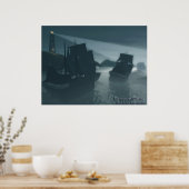 Gefährliche Gewässer Poster (Küche)