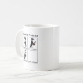 gefährliche Pinguine Kaffeetasse (Vorderseite Links)