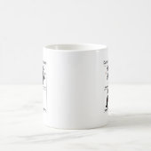 gefährliche Pinguine Kaffeetasse (Mittel)