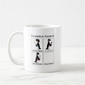 gefährliche Pinguine Kaffeetasse (Links)
