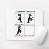gefährliche Pinguine Mousepad (Mit Mouse)