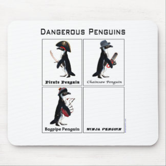gefährliche Pinguine Mousepad