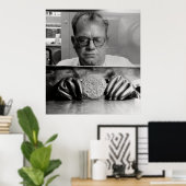 GEFÄHRLICHE PLUTONIUMSCHALTFLÄCHE POSTER (Heimbüro)