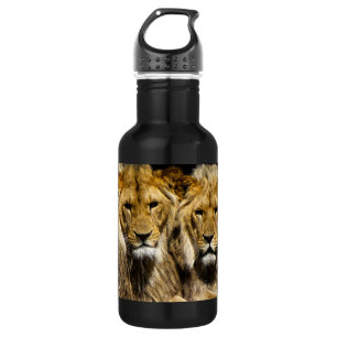 Gefährliche Raubfische Edelstahlflasche