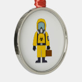 Gefährlicher Anzug mit Koitcase Ornament Aus Metall (Rechts)