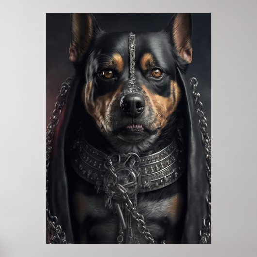 Gefährlicher Hund Poster (Vorne)