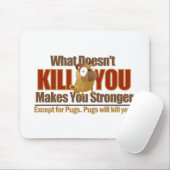 Gefährlicher Mops Mousepad (Mit Mouse)