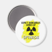 gefährlicher Optimismus Magnet (Vorderseite/Rückseite)