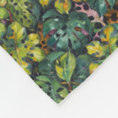 Gefährlicher Raubtier in den Tropen Fleecedecke (Ecke)