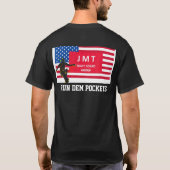 GEFÄHRLICHER SINGLE Grunddunkler T - Shirt (Rückseite)