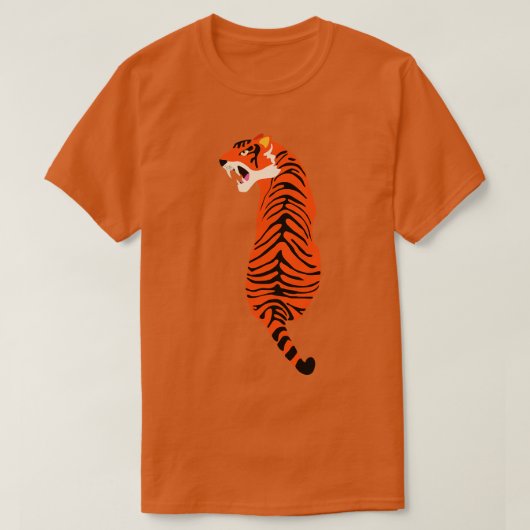 Gefährlicher Tiger T-Shirt (Design vorne)