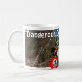 gefährliches Dorkingland: Warnung vor Wildtieren Kaffeetasse (Links)