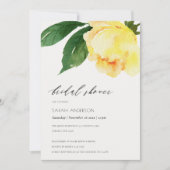 GEFÄHRLICHES GELBWASSERFLORISCHES BRAUTPARTY EINLADUNG (Vorderseite)