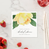 GEFÄHRLICHES GELBWASSERFLORISCHES BRAUTPARTY SERVIETTE (Beispiel)