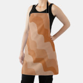 Gefälle der braunen Wellen Schürze (InSitu)