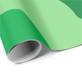 Gefälle der grünen Meereswellen Geschenkpapier (Rolleneckpunkt)
